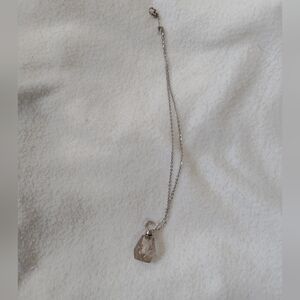 Source Unknown Silver Crystal Bottle Poison Necklace